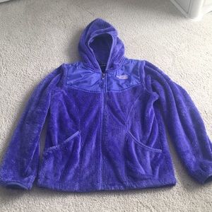 Used purple north face jacket